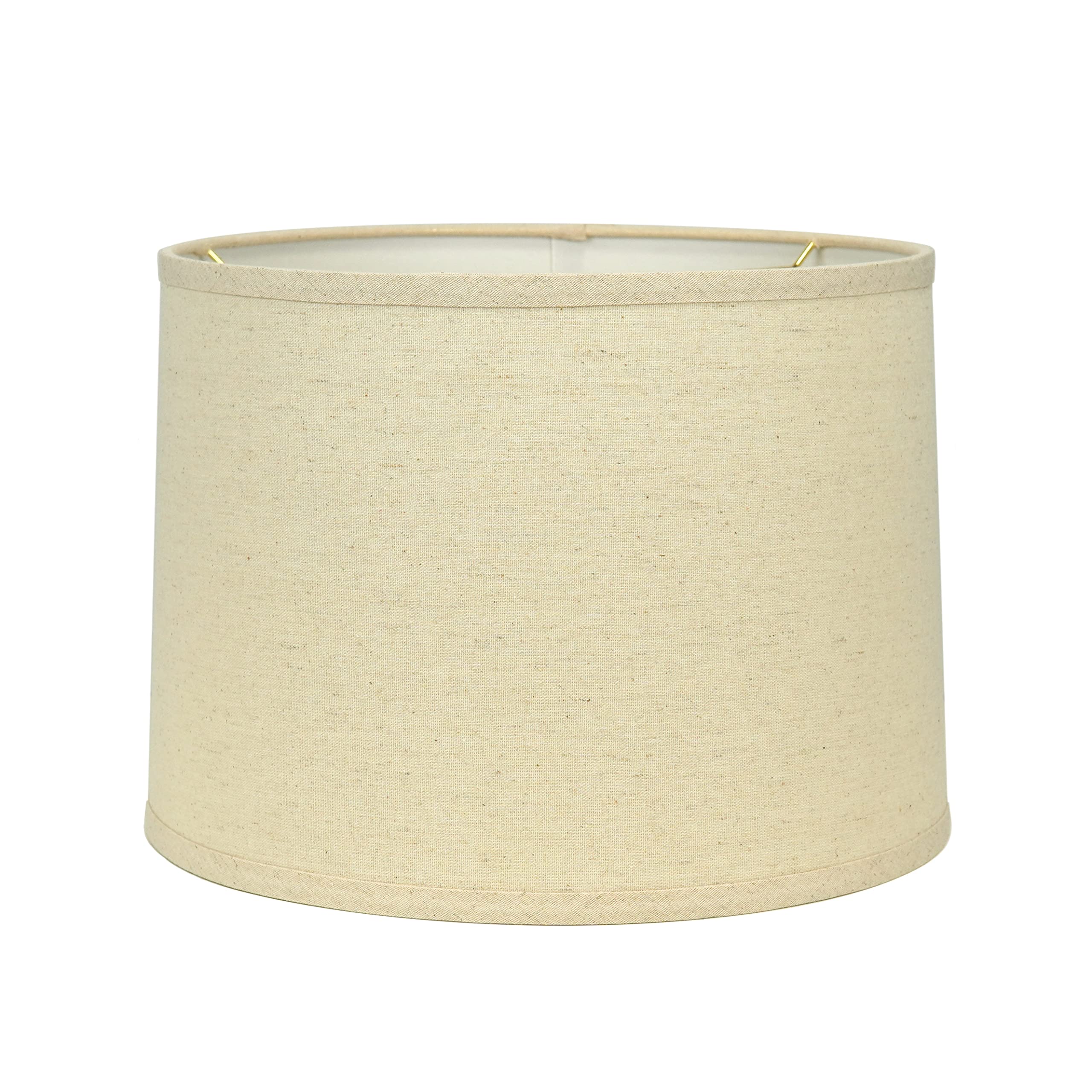 Mestar DecorNatural Linen Drum Shade 13x14x10 (Spider)