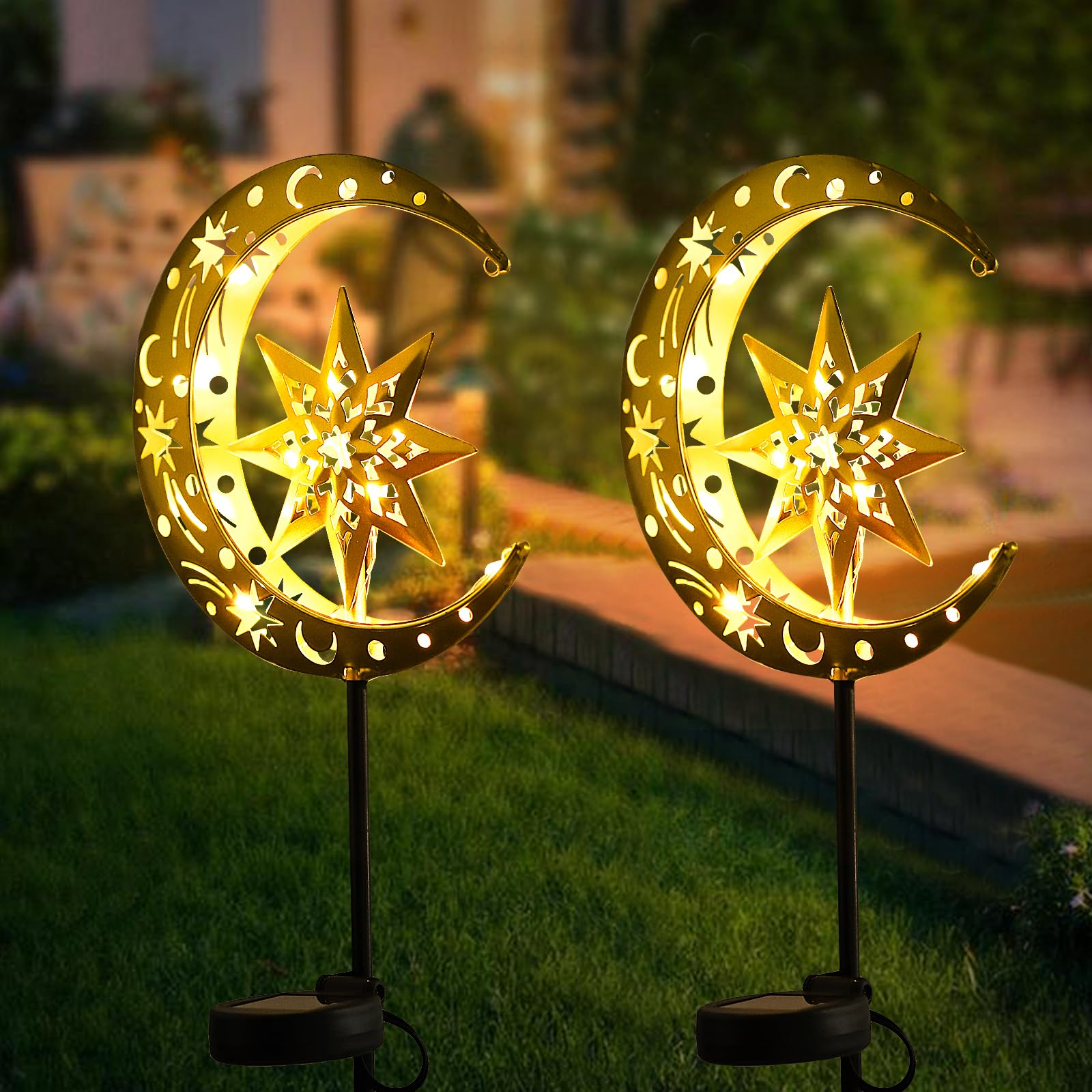 Charming Garden Decor- Solar Lights for Unique Yard Decorations