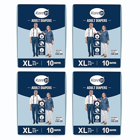 Kare In Adult Diaper Extra Large,Waist Size 127-165cm (50