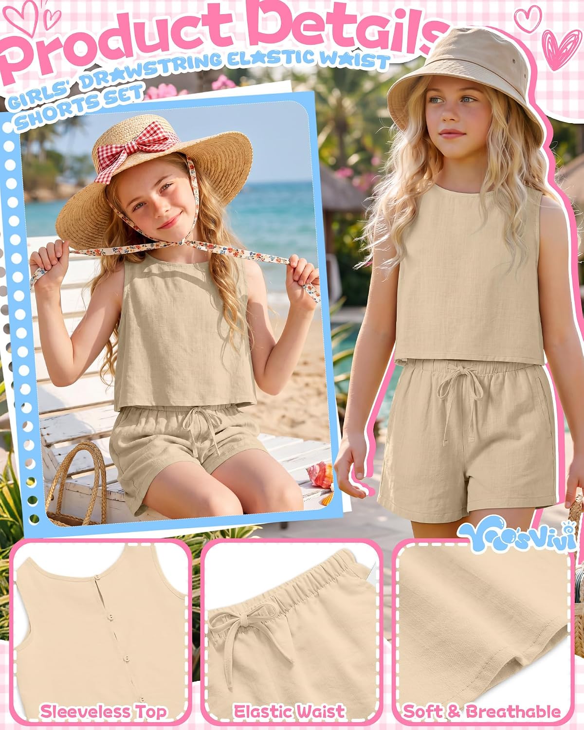 Girls 2 Piece Summer Outfits