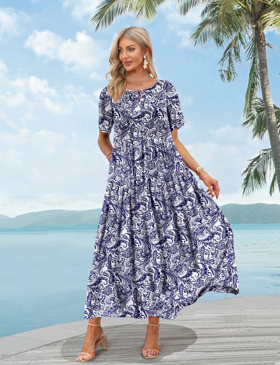 Leicht und luftig: Das perfekte YESNO Boho Maxikleid für den Sommer!