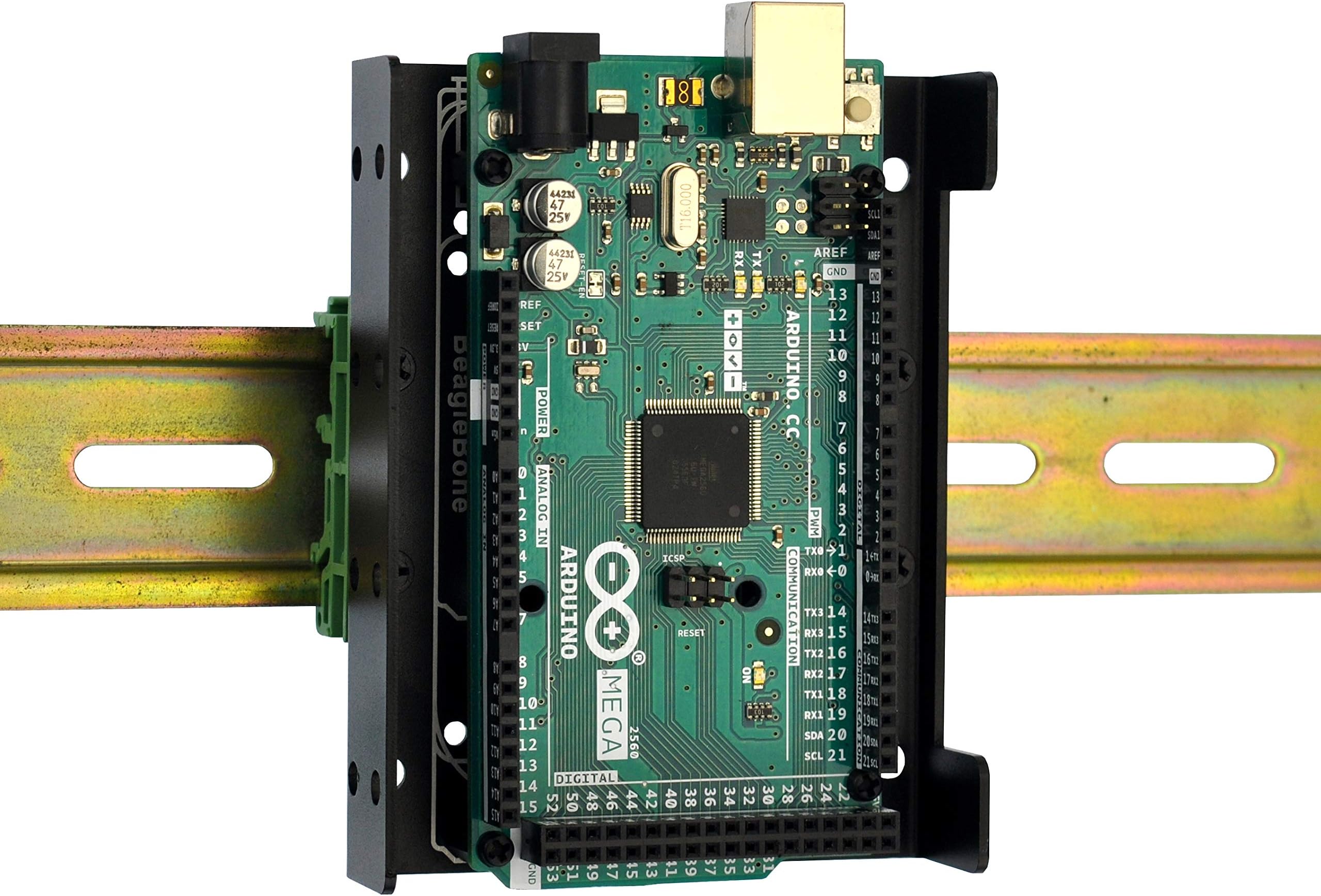 HCDC DIN Rail Mount Bracket for Raspberry Pi A+ B+ 2B 3B 3B+ 4B Zero Arduino Uno Mega Mkr BeagleBone