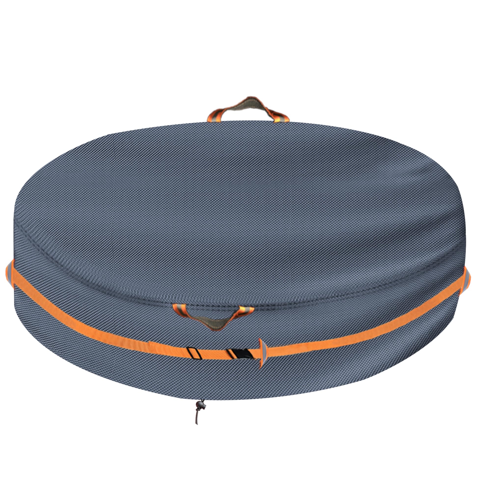 Round Sandbox Cover,Waterproof Dustproof Children's Outdoor Sandpit Toy Protective Cover Protective for Sand and Toys Away from Dust and Rain,Round Pool Covers,Circular Outdoor Cover 49"x9"H.