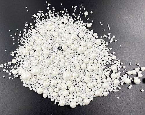 Miniatura 2 de Perlas comestibles de azúcar de perlas de 120 g 4.2 oz para decoración comestible de pasteles para cupcakes, decoración de galletas, decoraciones de