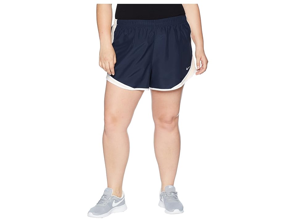 

Nike Dry Tempo 3 Running Short (Size 1X-3X) (Obsidian/Crimson Tint/White/Wolf Grey) Women's Shorts, Navy