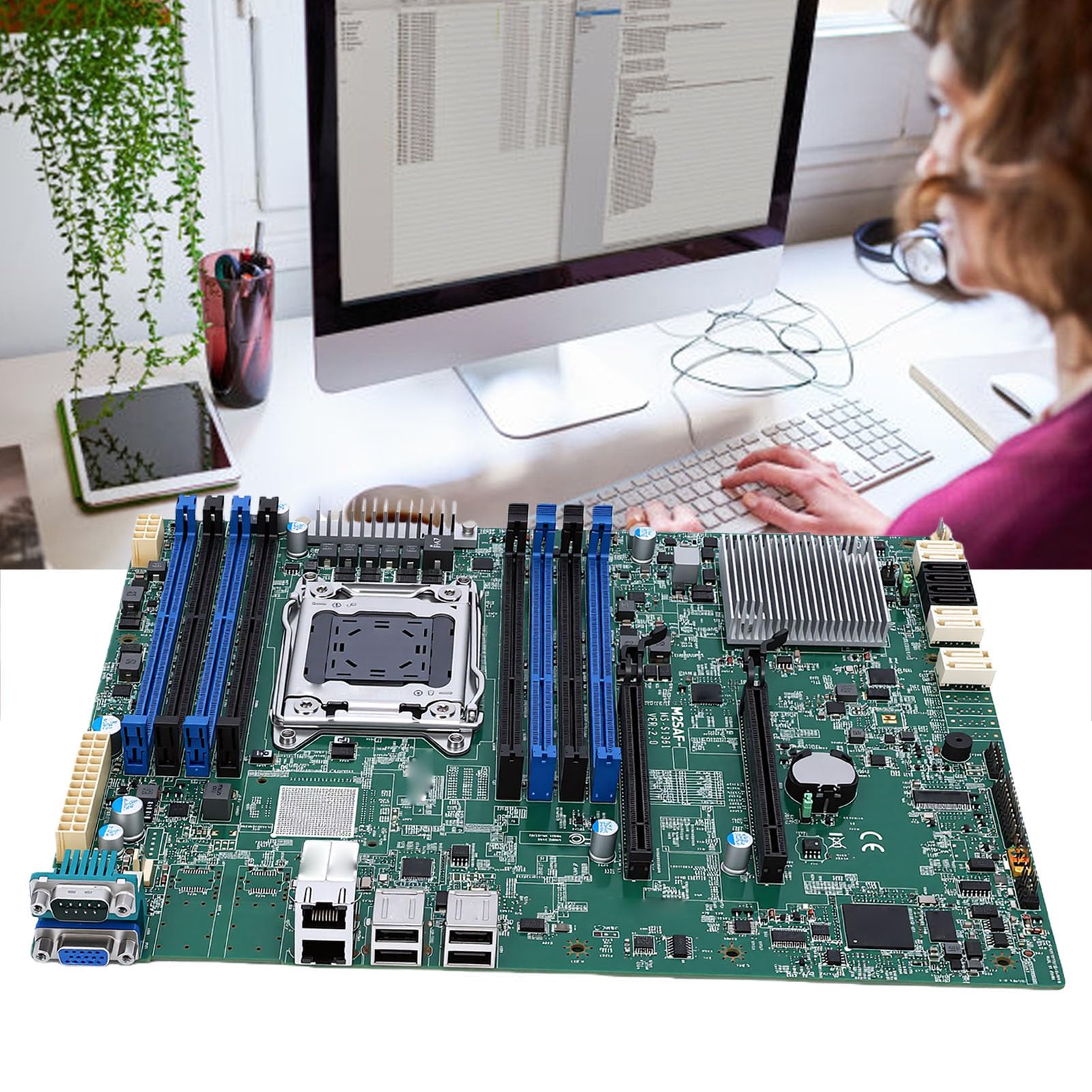 Płyta główna ATX, do modelu MS-S1361 M2SAF X79 LGA 2011, 4-kanałowa pamięć DDR3, Serial ATA III, USB 3.0, USB 3.0, RJ45, SFP, VGA, PCI-E .0 x16