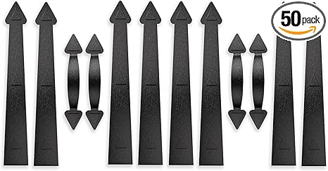 Garage Door Magnetic Decorative Hardware Kit, 8 Hinges 4 Handles Carriage Accents for 2 Car Garage, Strong Magnets, Color Blackgarage Decorations