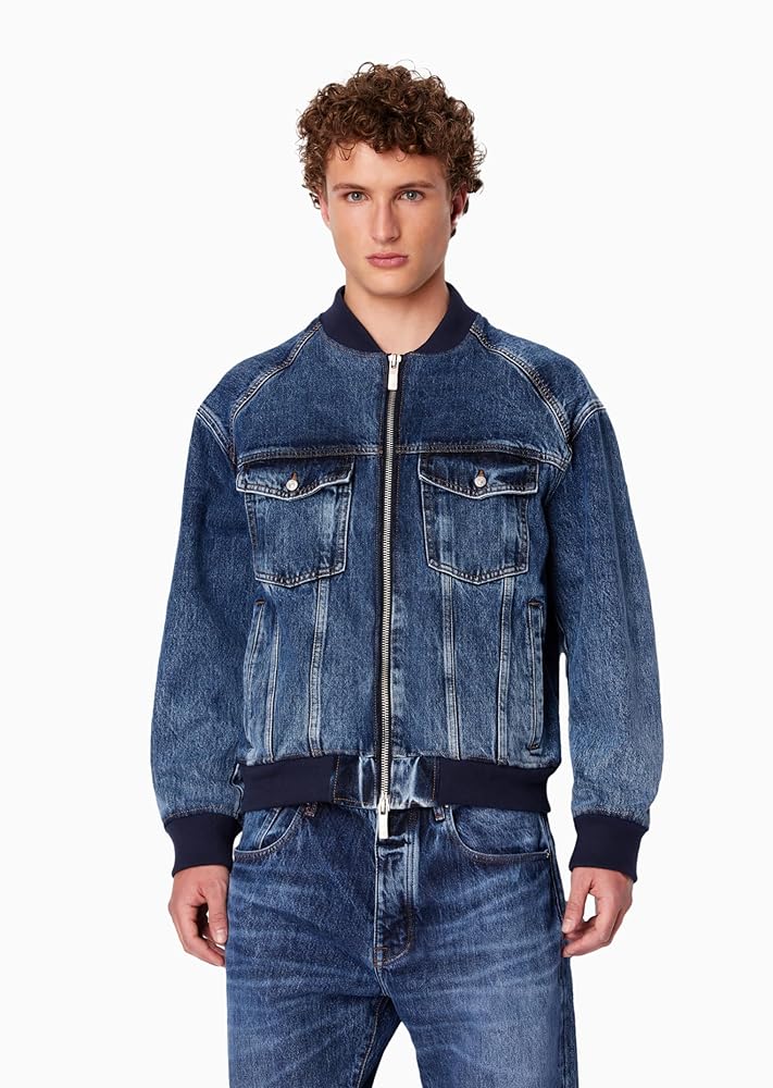 ARMANI アルマーニエクスチェンジ MA-1 フライトジャケット デカロゴ 2025年最新】A|X ARMANI EXCHANGE MA-1・フライトジャケットの