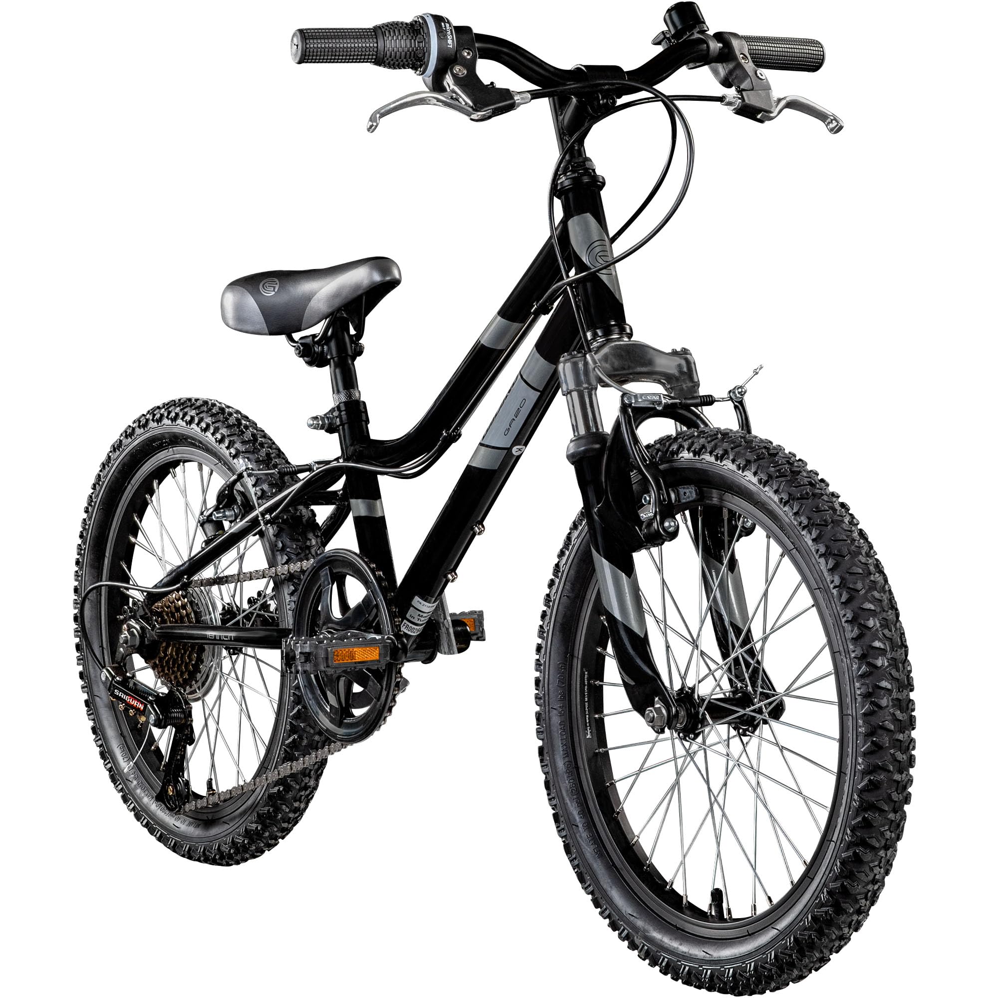 Galano Fahrrad Kinder ab 5 Jahre | Kinderfahrrad 115-130 cm für Mädchen und Jungen mit 7 Gang | 18 Zoll Mountainbike mit Federgabel | leichtes Hardtail Bike | GA20