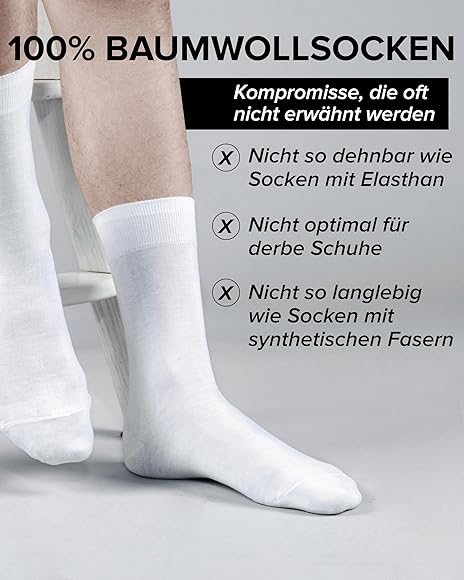 100 baumwoll socken