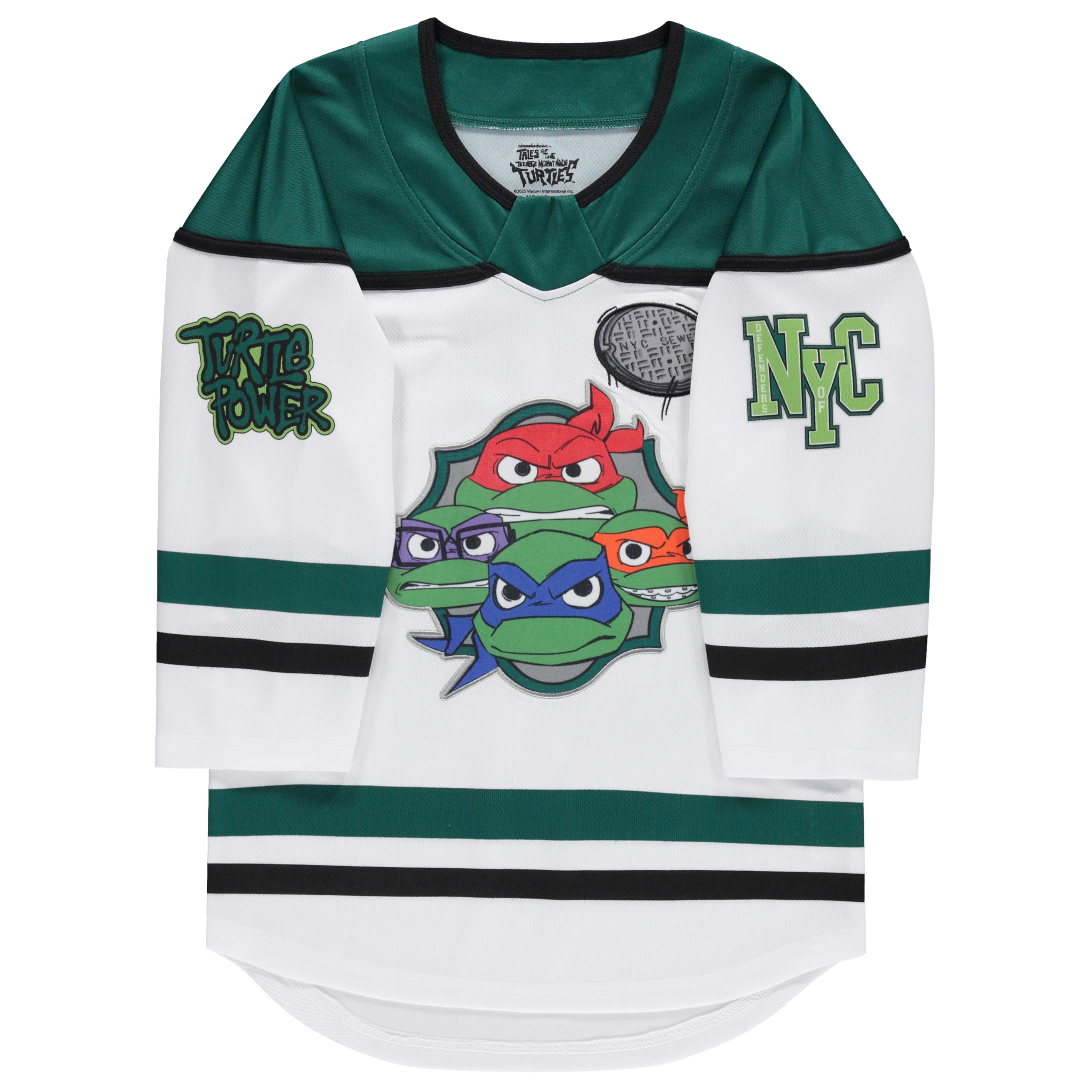 Teenage Mutant Ninja Turtles TMNT Boys Long Sleeve Hockey Jersey
