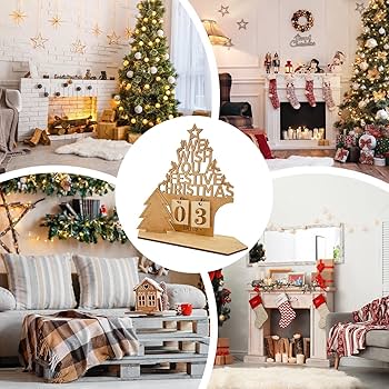 【お値下げ】 アドベントカレンダー 家の形 Amazon.co.jp: 木製アドベントカレンダー 家の形、木製