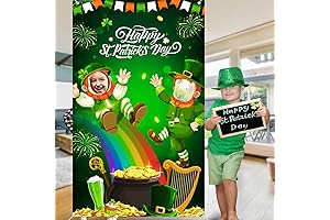 The Luck of the Irish Backdrop: St. Patrick's Day Photo Prop Banner
