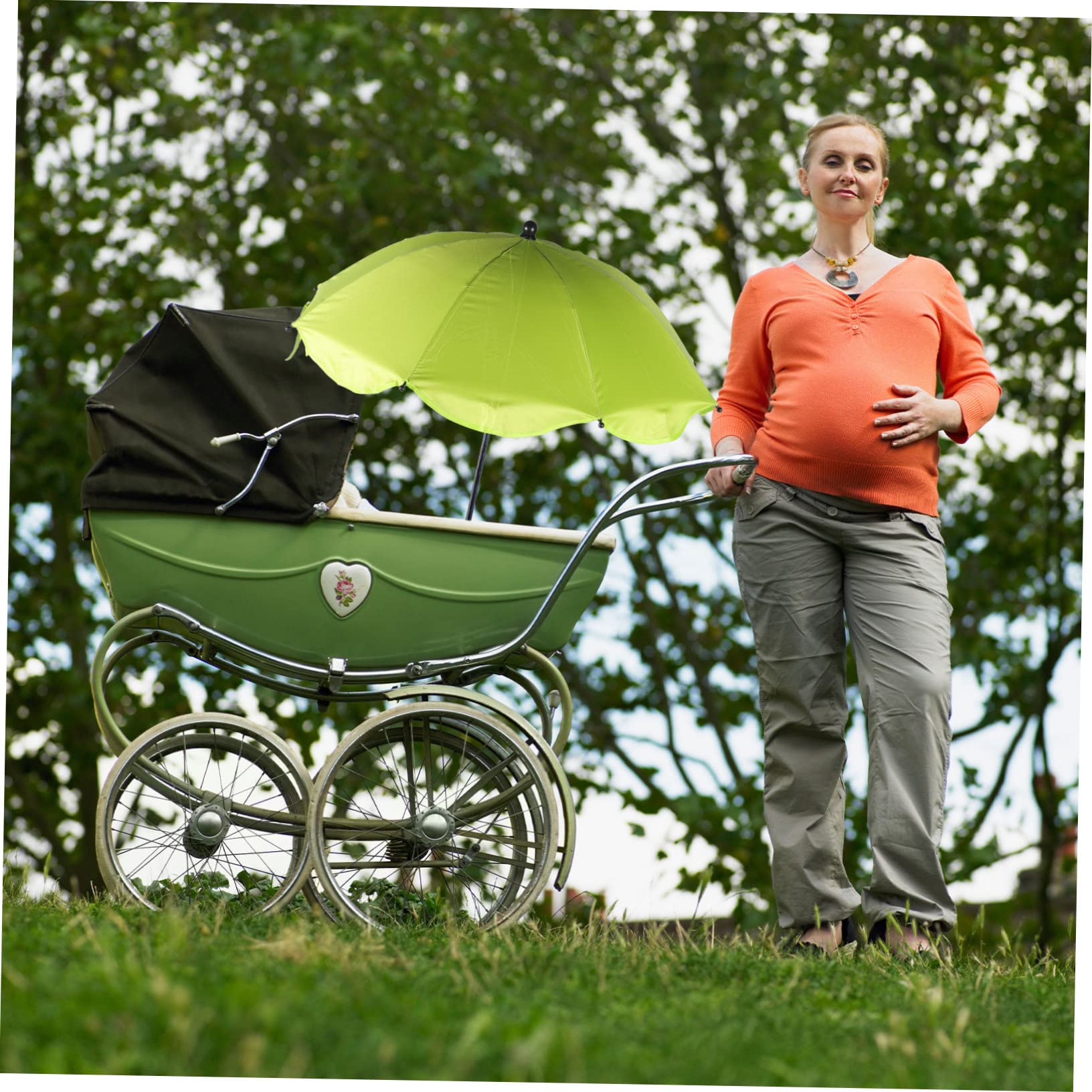 BESTonZON 2stücke Babywagen Mit Uv-schutz Verstellbare Halterung Für Kinderwagen Strand Und -sonnenschutz Langlebig Und Hitzereflectierend