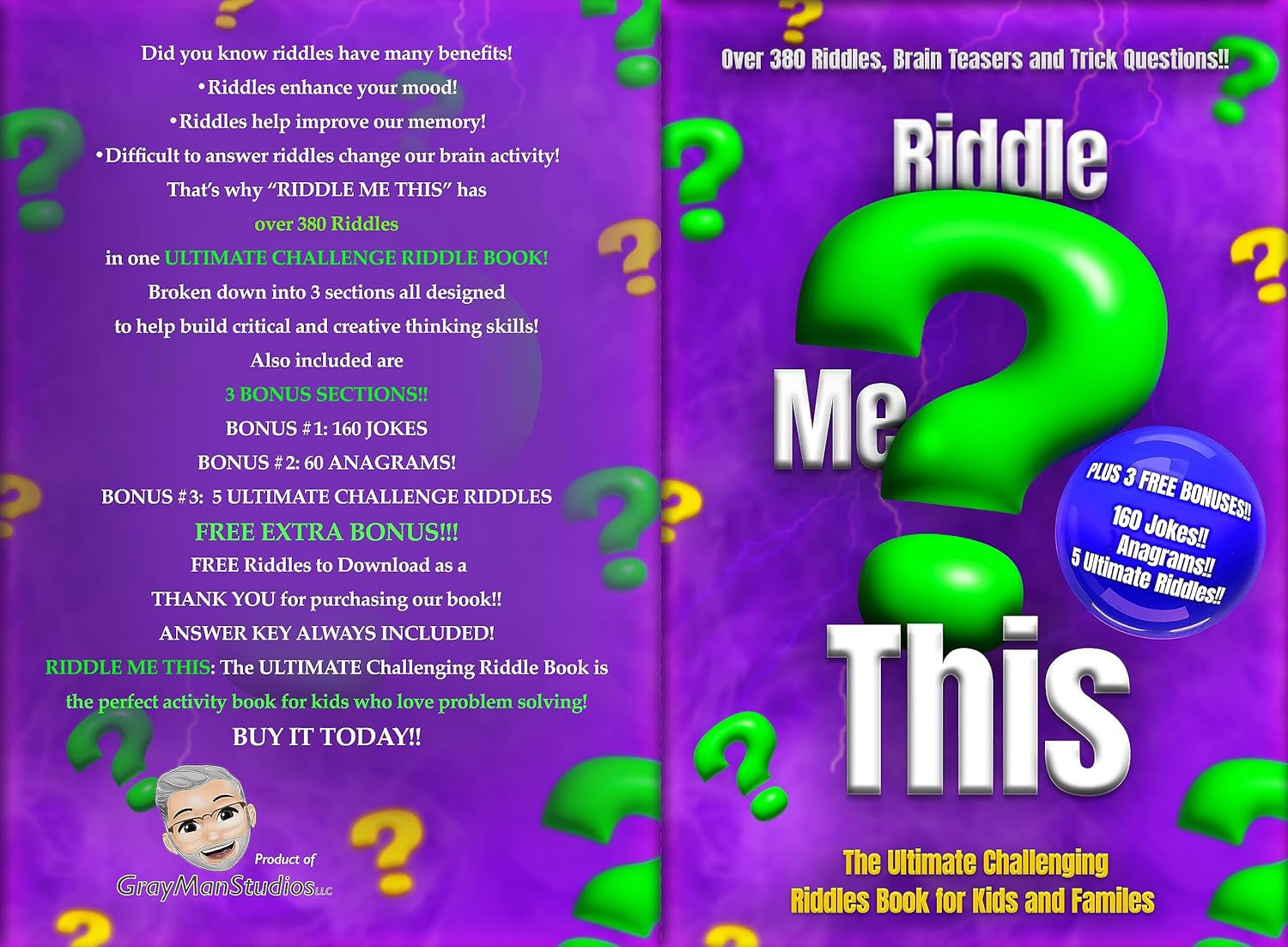 Riddle Me This: The Ultimate Challenging Riddles Book for Kids and ...