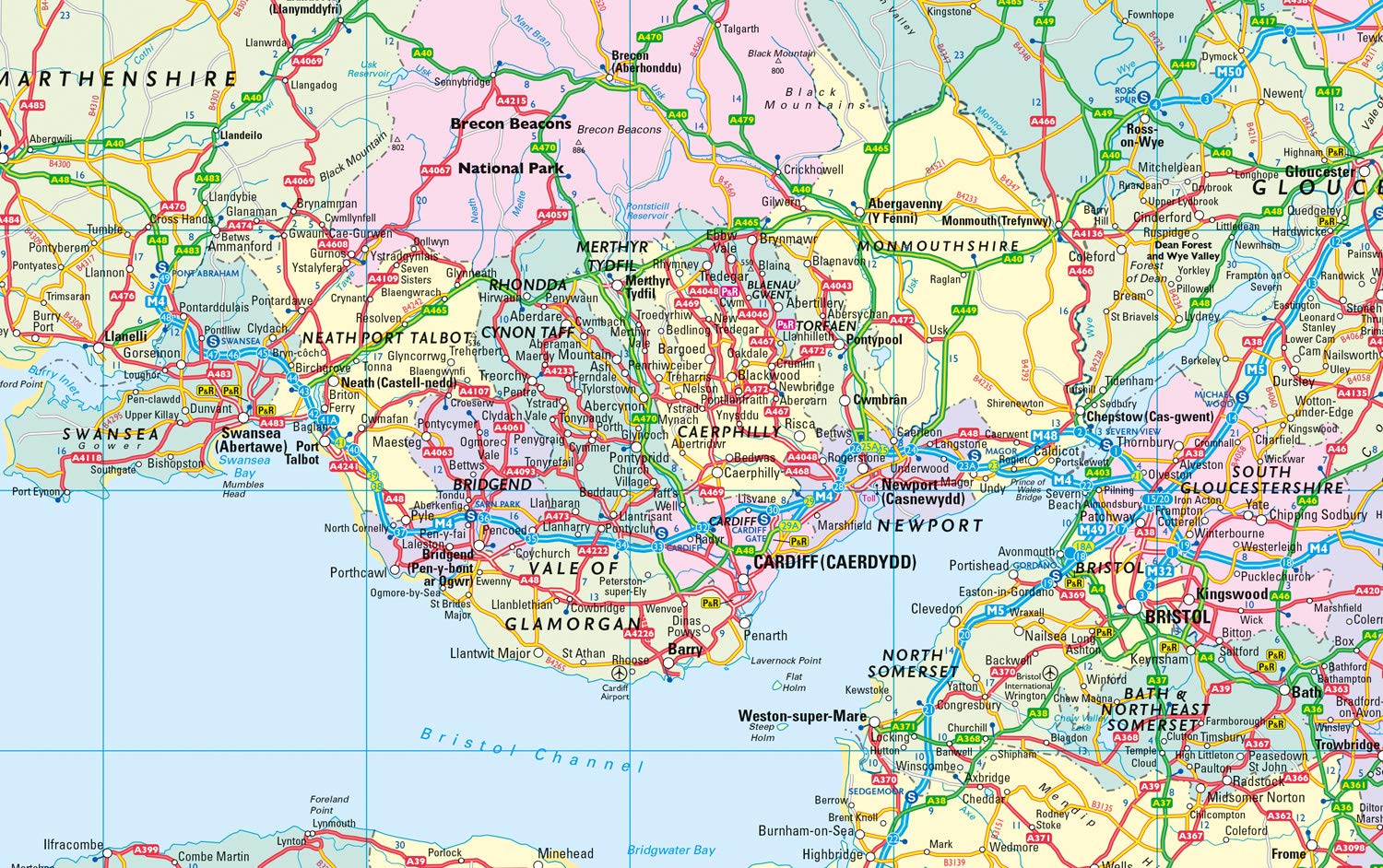2020 Collins Map of Britain [Idioma Inglés]