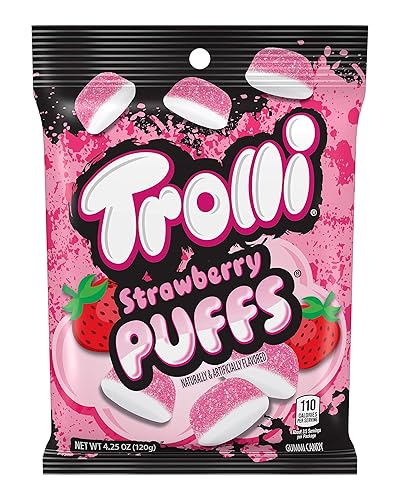 Trolli, Fresh Puffs, Gummi Candy, 4.25 onzas (paquete de 3)