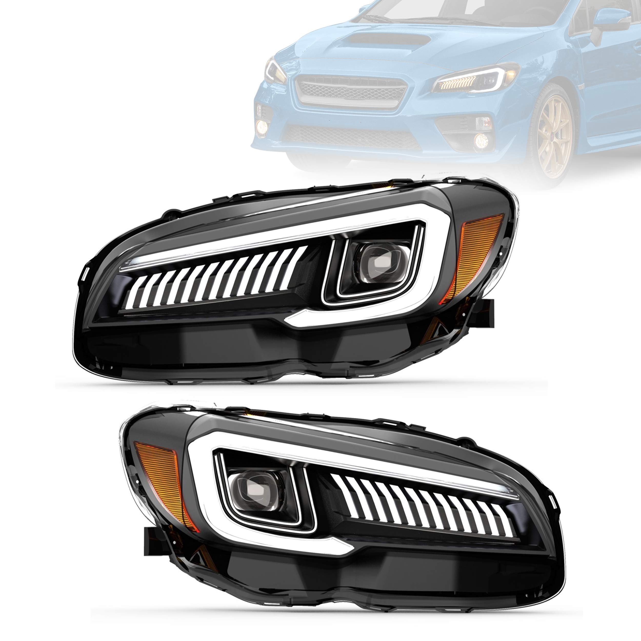 Buy VLAND Headlights Assembly Fit for Subaru WRX STI 20152021, Base