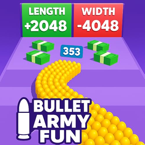 Bullet Army Rush 3D: Gun Merge Run, Ammo Stack Shooter, Weapon Master Action & Shooting Game