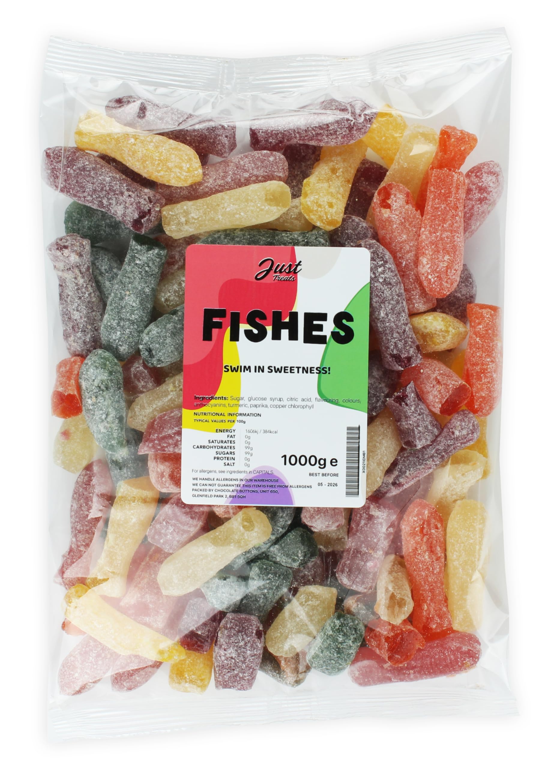 Just Treats Fishes 1kg Party Bag