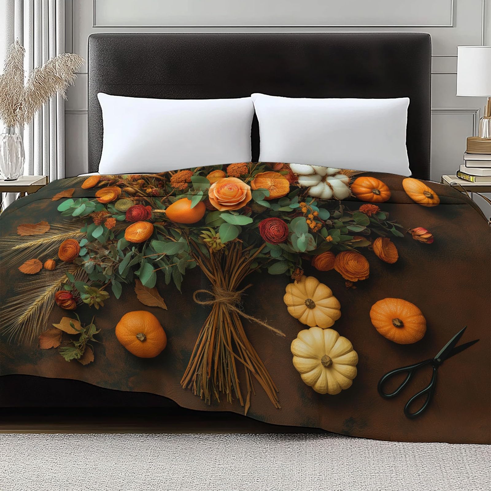 Koc flanelowy 220 x 240 cm, z mikrofibry, miękki i ciepły koc z mikrofibry, na sofę i łóżko, miękki i ciepły flanelowy, brązowy