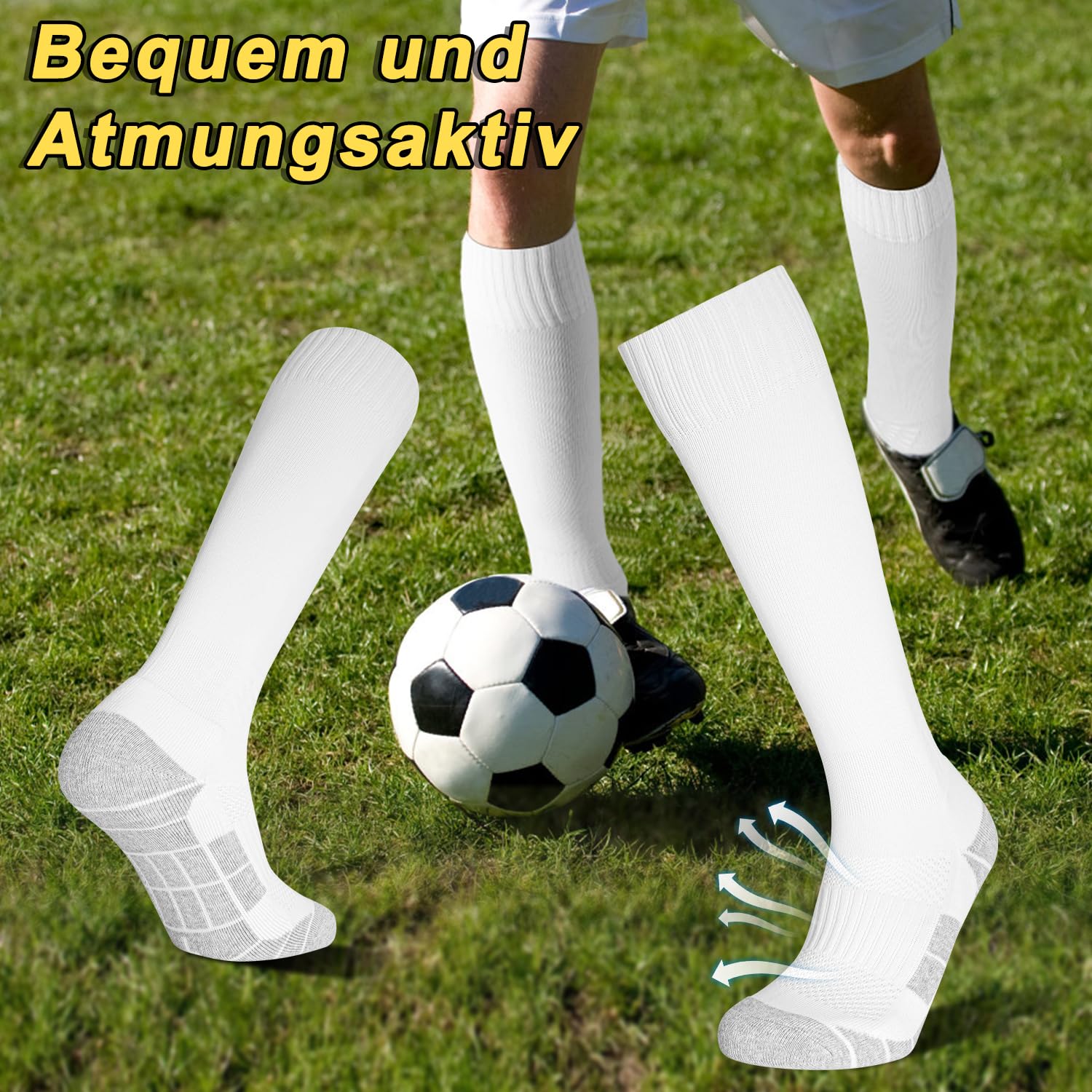 Calzini da calcio, 1 paio, calzini da calcio, per bambini, 30-47, calzettoni da calcio alti al ginocchio, per ragazzi e ragazze, calzini lunghi sportivi per rugby, basket, hockey, corsa,