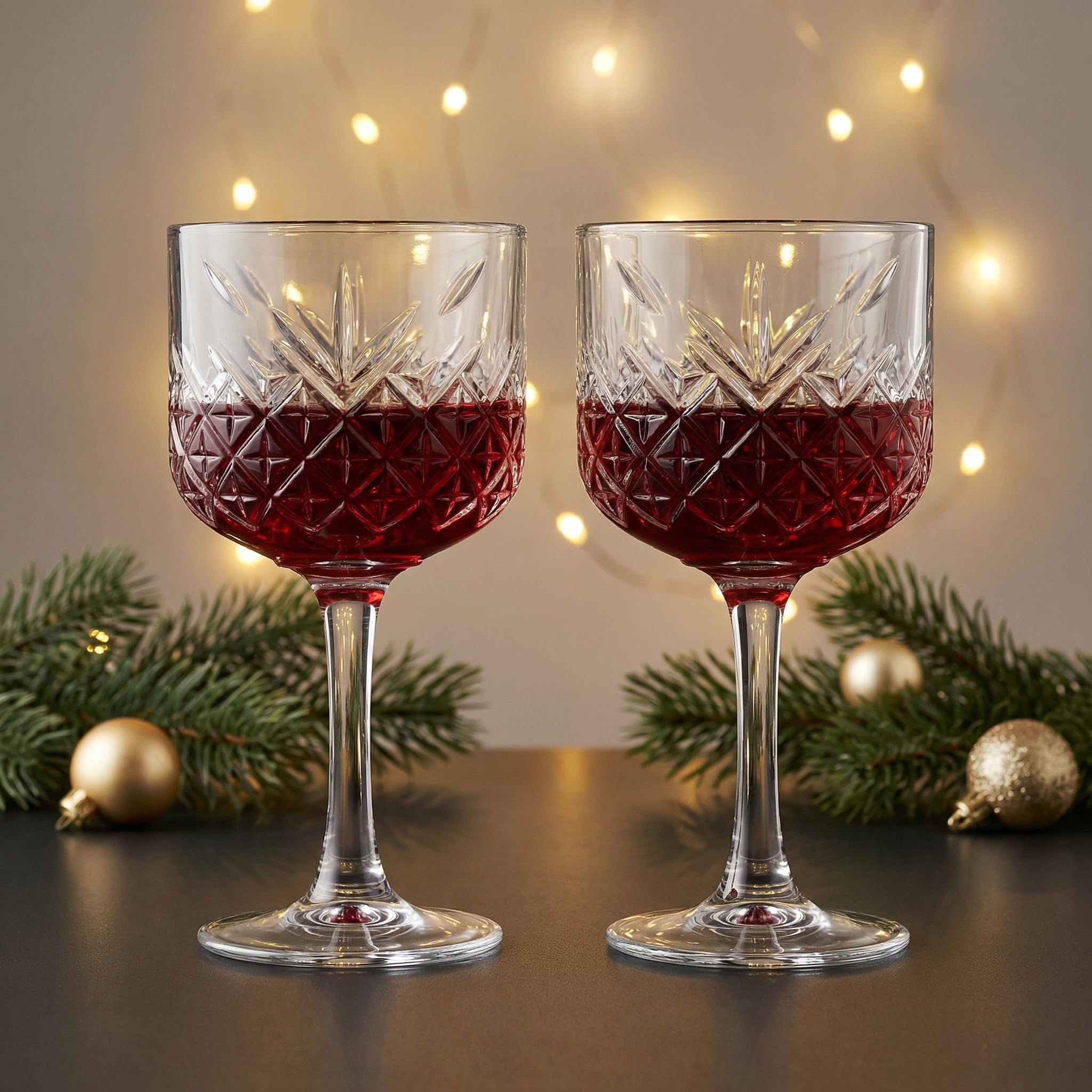 Extra großer Glaskelch, Vintage-Coupe-Gläser, große Weingläser, Cocktail, Champagner, Margarita, lange Stielgläser (500 ml) (Queen-Set)