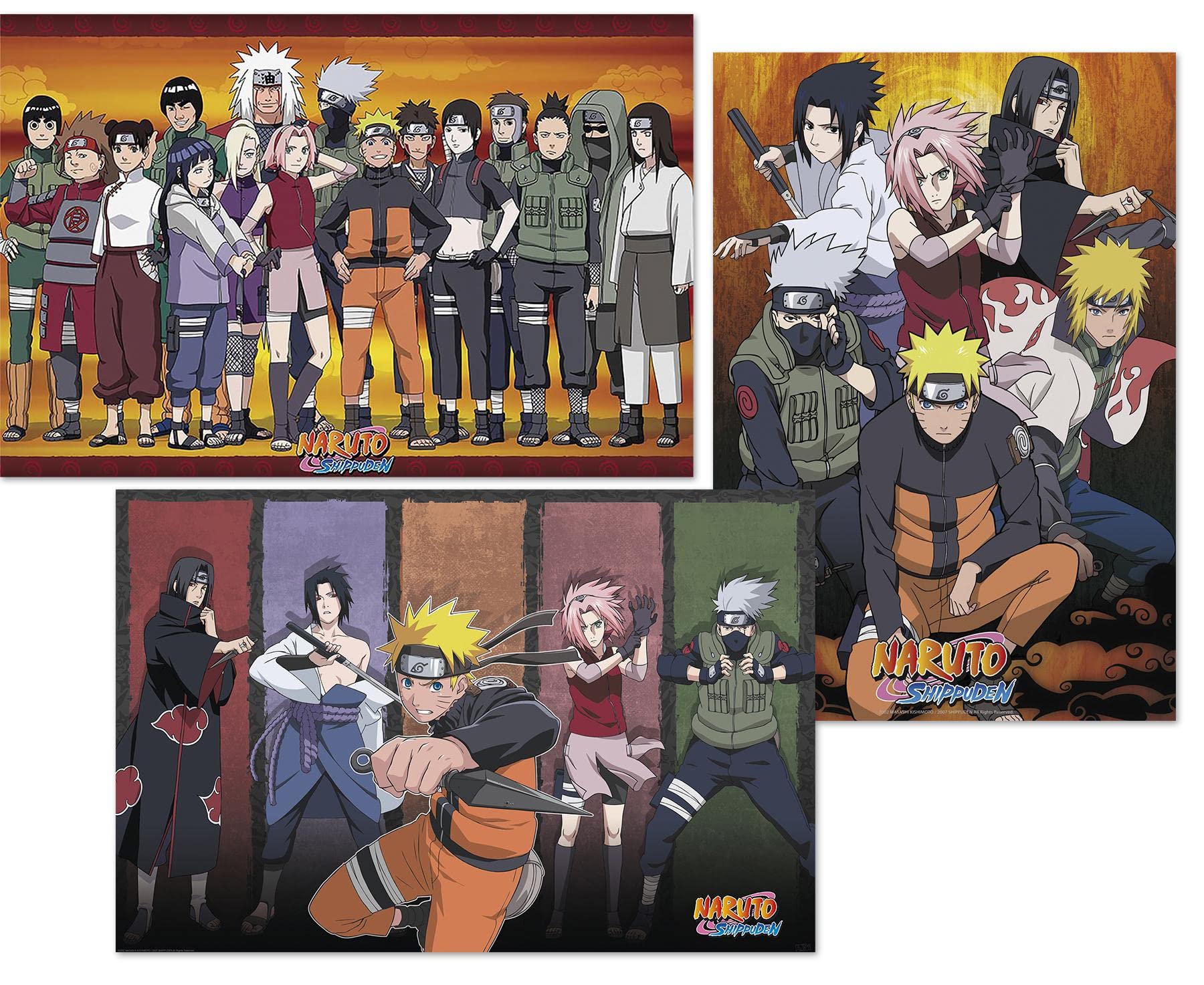 Amazon.com: Close Up Naruto Poster Set of 3 61 x 91.5 cm: Posters