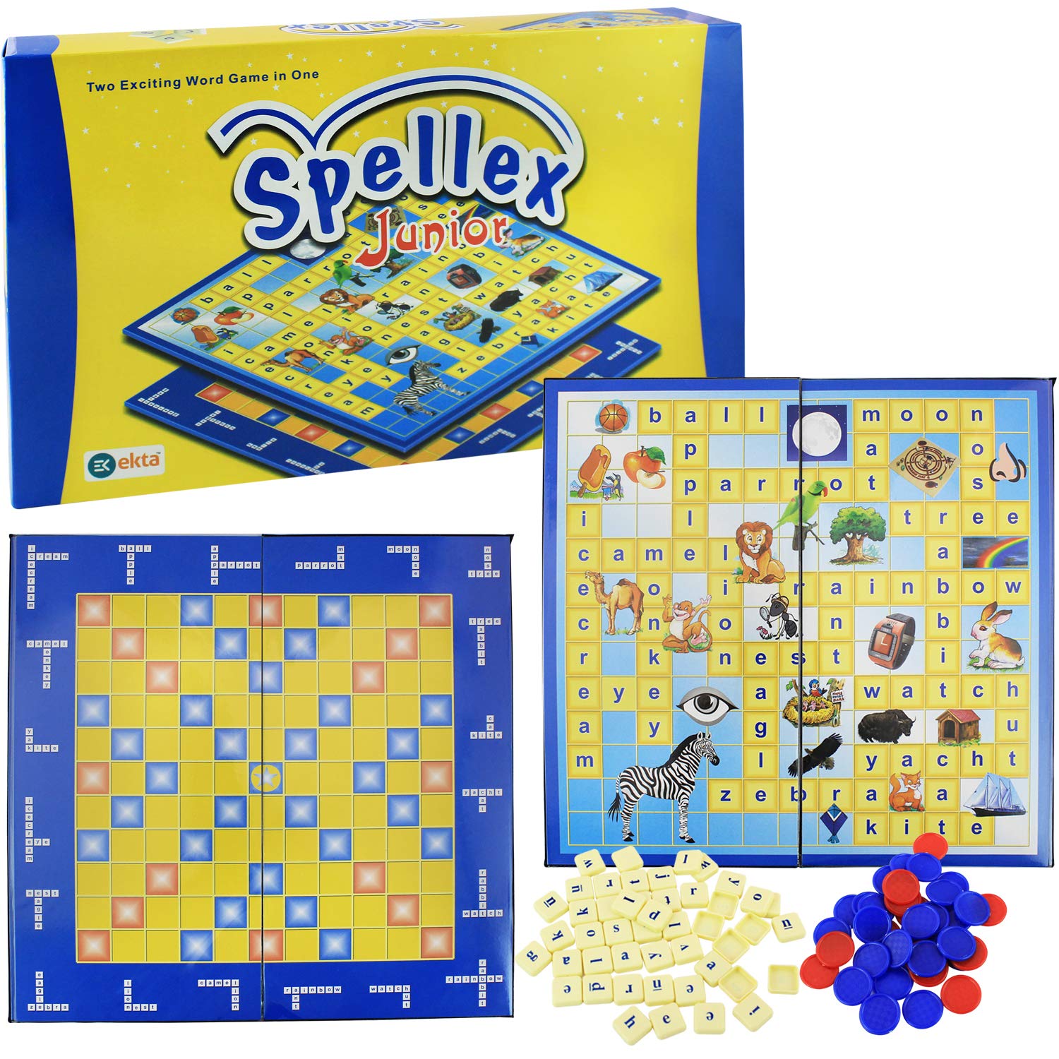 Upheavel Spellex Junior Word Board Game for Kids Leisure Time Family Game