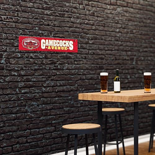 Miniatura 5 de NCAA Rico Industries Placa de calle de plástico Placa de calle de plástico de 4" x 16" Color del equipo,Alternativo,Champ,man