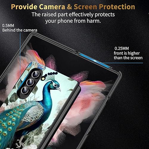 Miniatura 2 de Funda para Samsung Galaxy Z Fold 5 5G 2023, ultrafina Samsung Z Fold 5 5G, carcasa protectora antiarañazos, a prueba de golpes, elegante funda para