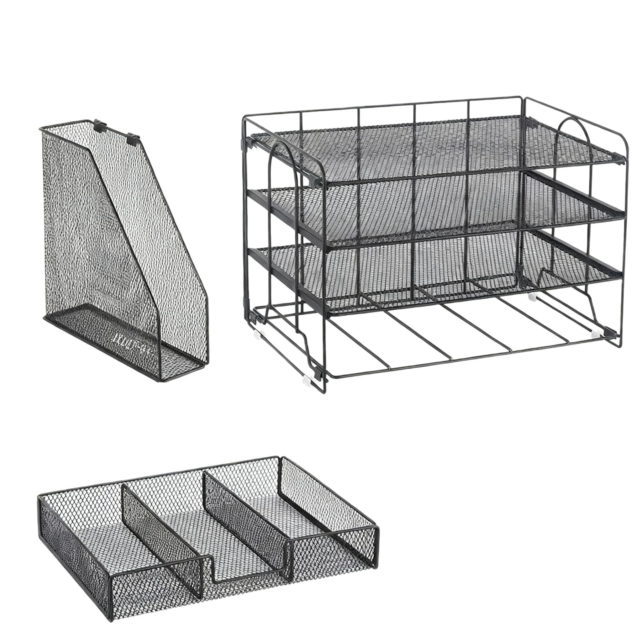 Organizzatore per documenti in metallo, scaffale da,viola