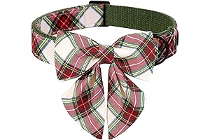 ARING PET Dog Christmas Collar with Sailor Bowtie