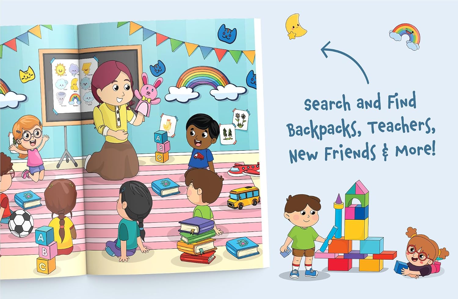 I Spy First Day of Kindergarten: Discover the Big Day from Morning to Bedtime! A Cute Search and Find Book for Kids (I Spy Books for Toddlers)
