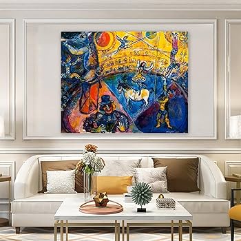 Amazon.com: Marc Chagall Famous Oil Paintings Reproduction on