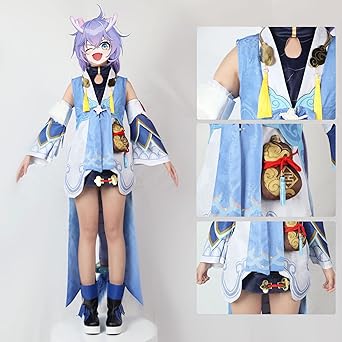 白露 コスプレ衣装 ウィッグ付き Amazon.co.jp: [LAOMI] 崩壊スターレイル コスプレ 白露