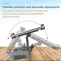 Vista 4 de Hanatora FPV Remote Controller 2 4.7-12.9 pulgadas Tablet Holder Mount para DJI FPV Drone, clip de control extendido Accesorios