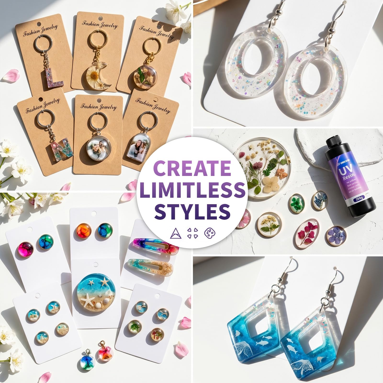 UV Resin Jewelry Kit - Beginner Friendly -3