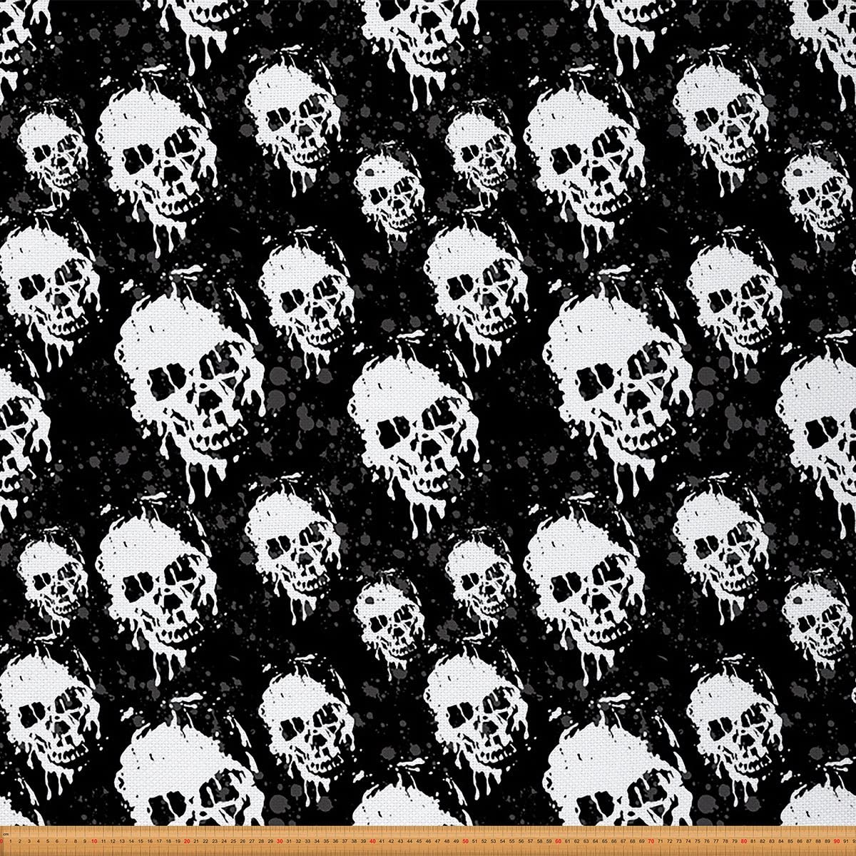 Tela De Calavera De Azúcar Por The Yard Diablo Tela De Tapicería De, image size:1200x1200