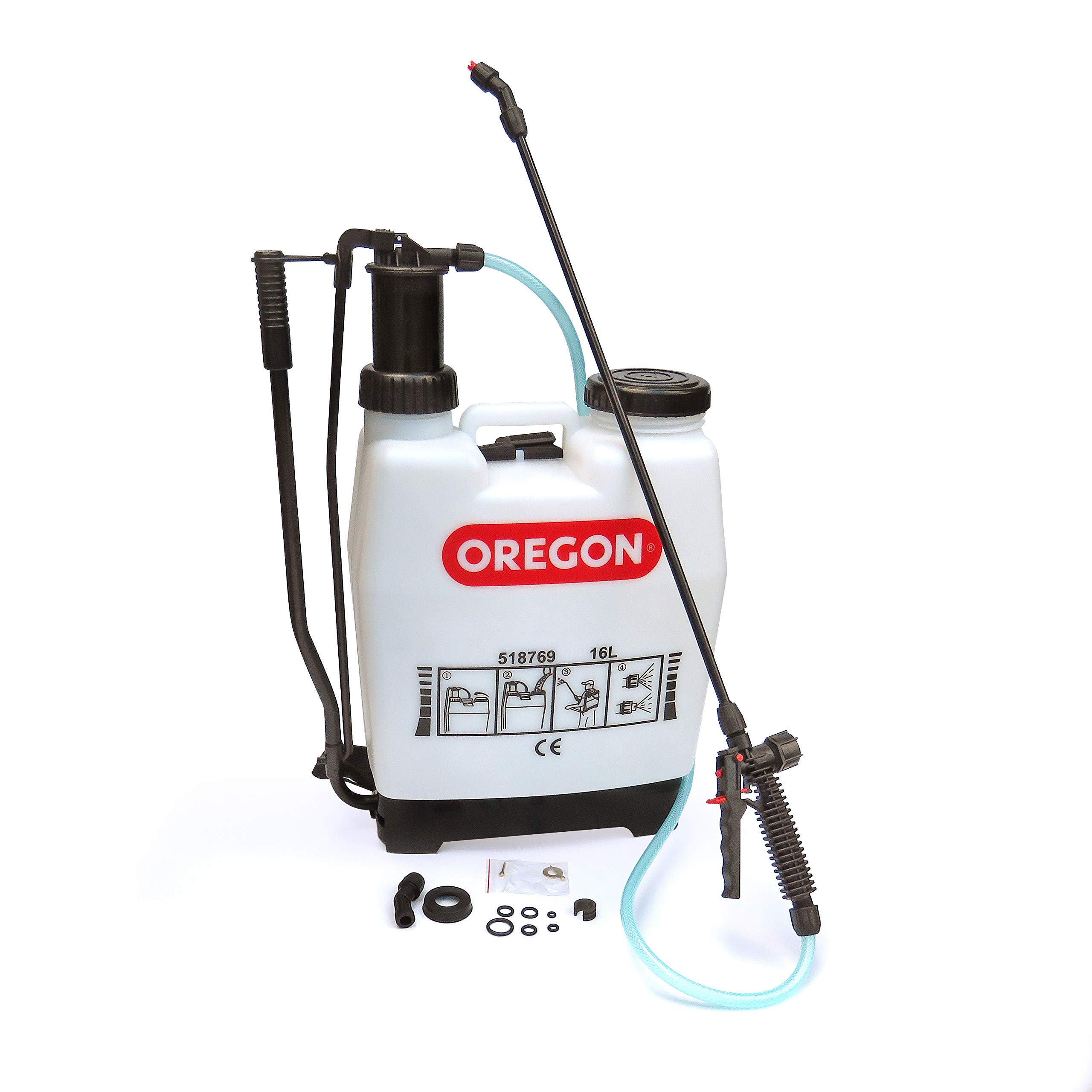 Buy Oregon 518769 Knapsack Backpack Pressure Garden Weed Killer Sprayer