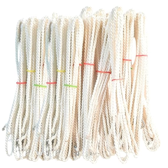 GEJUFF Nylon Belt for Sewing Machines - Durable, Universal Fit for Domestic & Tailoring Machines - Set of 2/4 / 5/10, White Color, Standard Size, Craft & Tailoring Essential