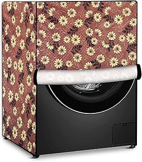 Stylista Washing Machine Cover Compatible for Samsung 6 kg WF600B0BTWQ Front Load Printed Pattern