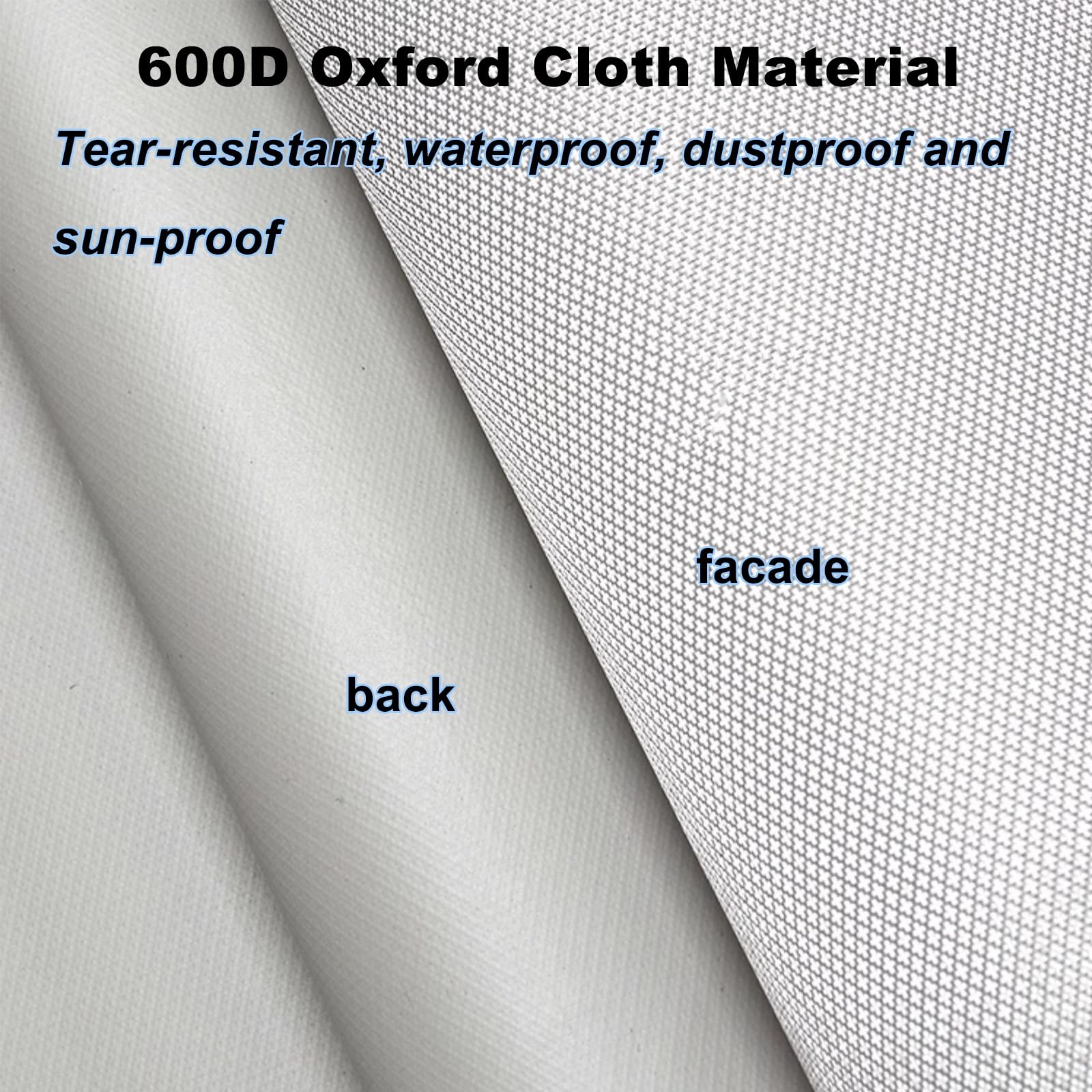 Funda Aire Acondicionado Exterior Universal para Central, Funda para Aire Acondicionado Exterior, Tela Oxford 600D, Impermeable, a Prueba de Humedad y Sol(Gray,100x40x138cm)