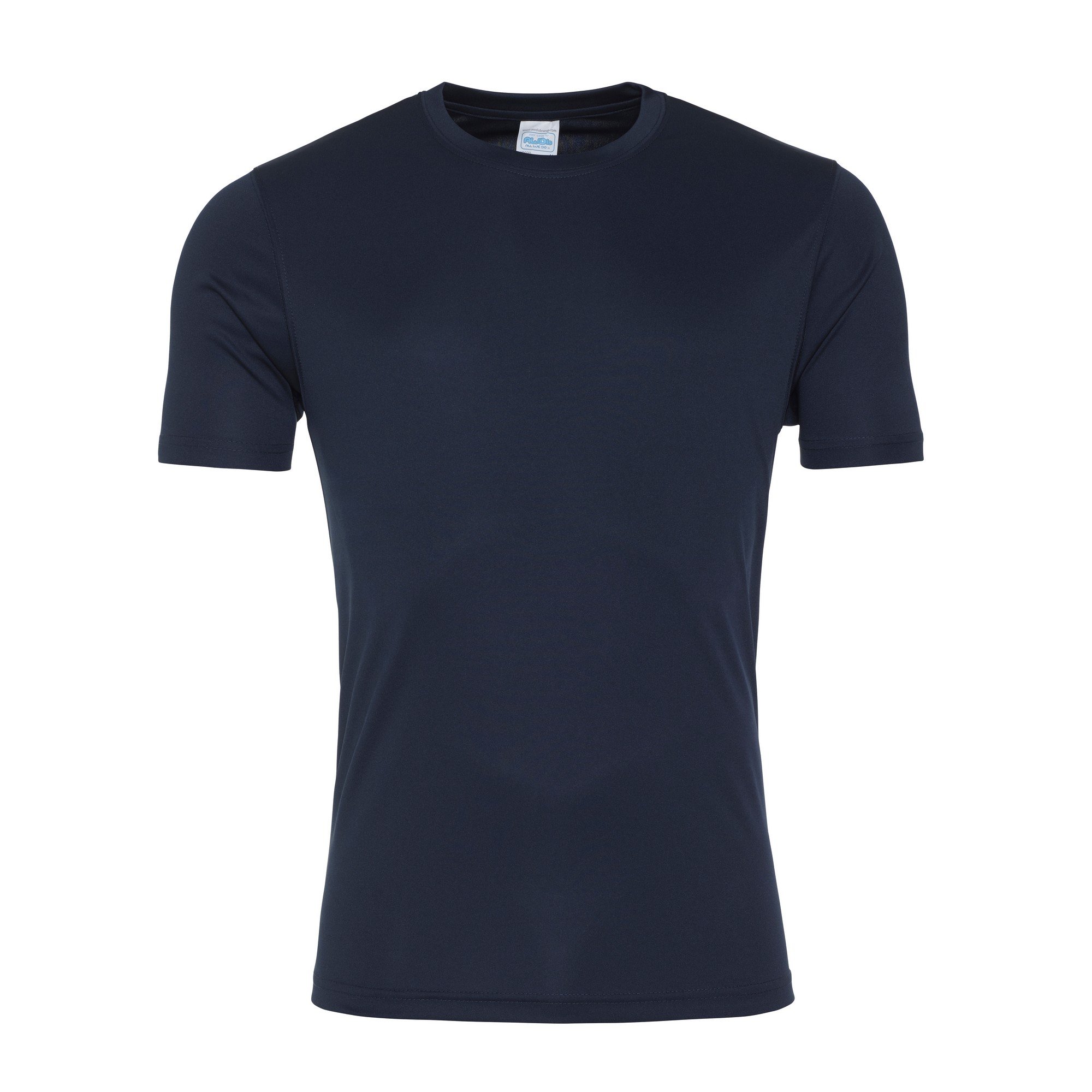 Just Cool Unisex Bleu Breathable T-Shirt Smooth