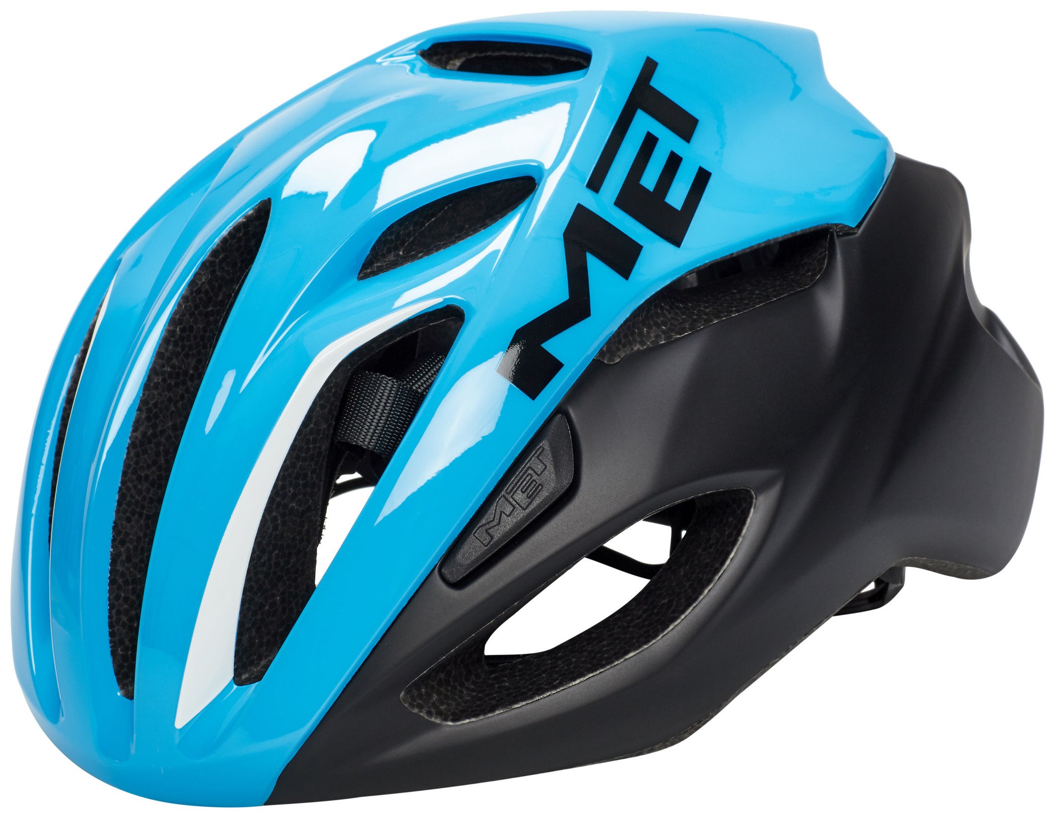 Kask MET RIVALE niebieski/czarny
