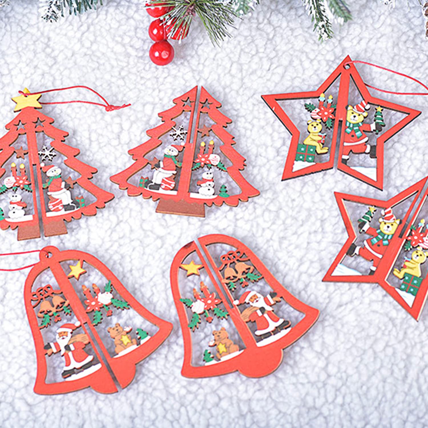 Amazon.co.jp: クリスマス 飾り オーナメント クリスマスツリー飾り