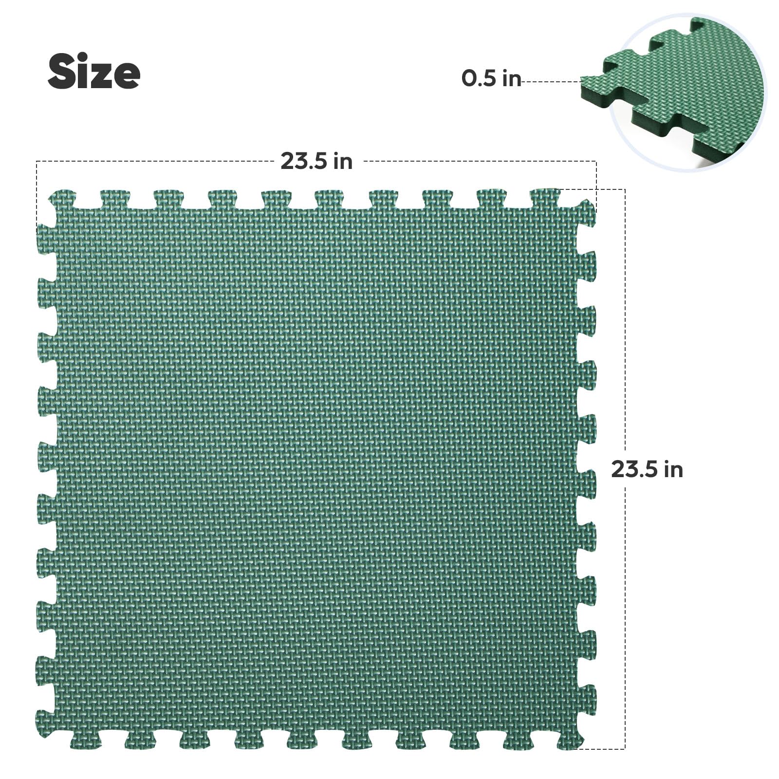 Amazon.com: 32 Pack 128 sqft Home Gym Mat, Puzzle Exercise Mat