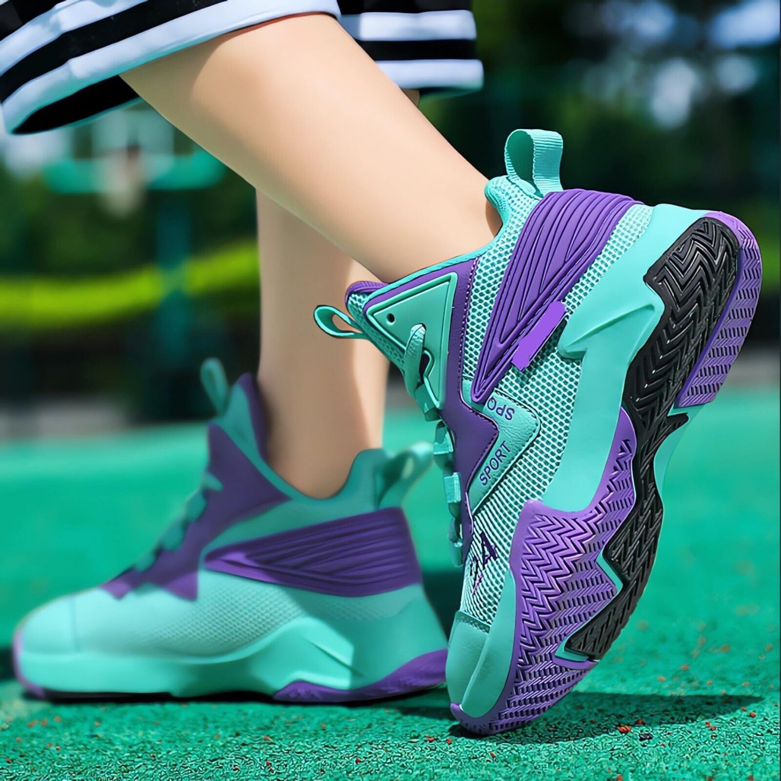 Zapatos de Baloncesto para Niños Adolescente, Ligeros, Informales, Tenis Atléticos, para Correr y Caminar