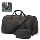 Carry On Garment Bag for Travel Convertible Duffle Bags for Men Women 2 in 1 Hanging Suitcase Business with Toiletry Bag
