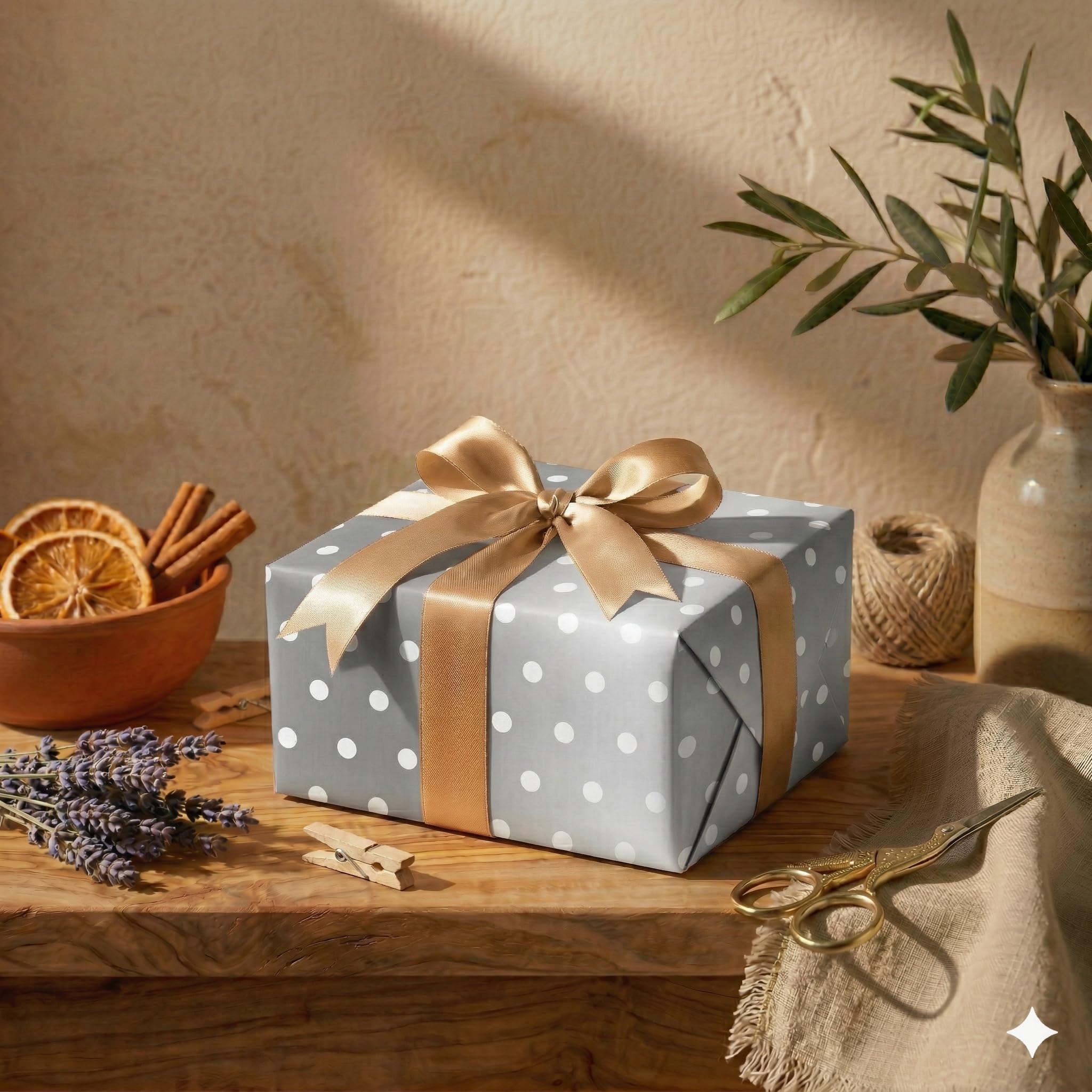 Pack de 2 Rouleaux de Papier Cadeau Or et Argent 62 cm x 80 m en Bobine FP Fiesta Paper